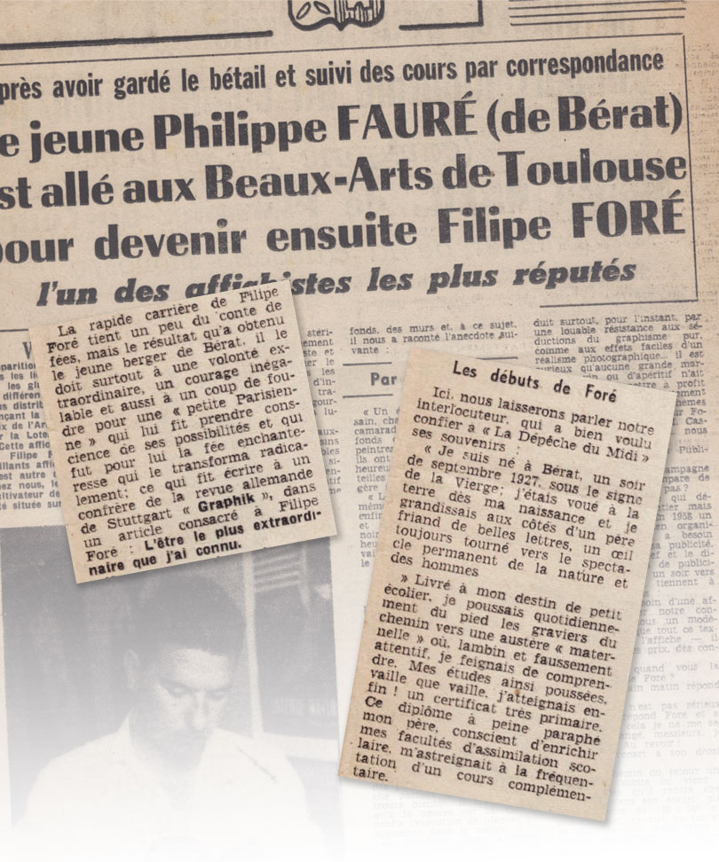 Article de la Dépêche du Midi, septembre 1961