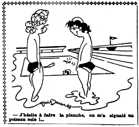 Dessin de Philippe Fauré, signé "Guimar" paru dans l’As de Pique, N°94.