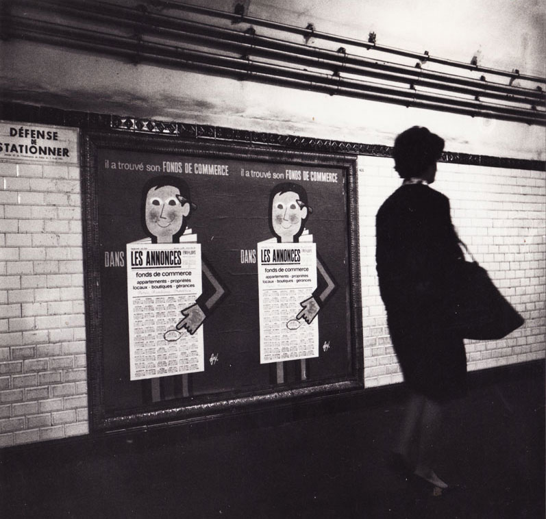 Affiche pour “Les annonces”, 1964.